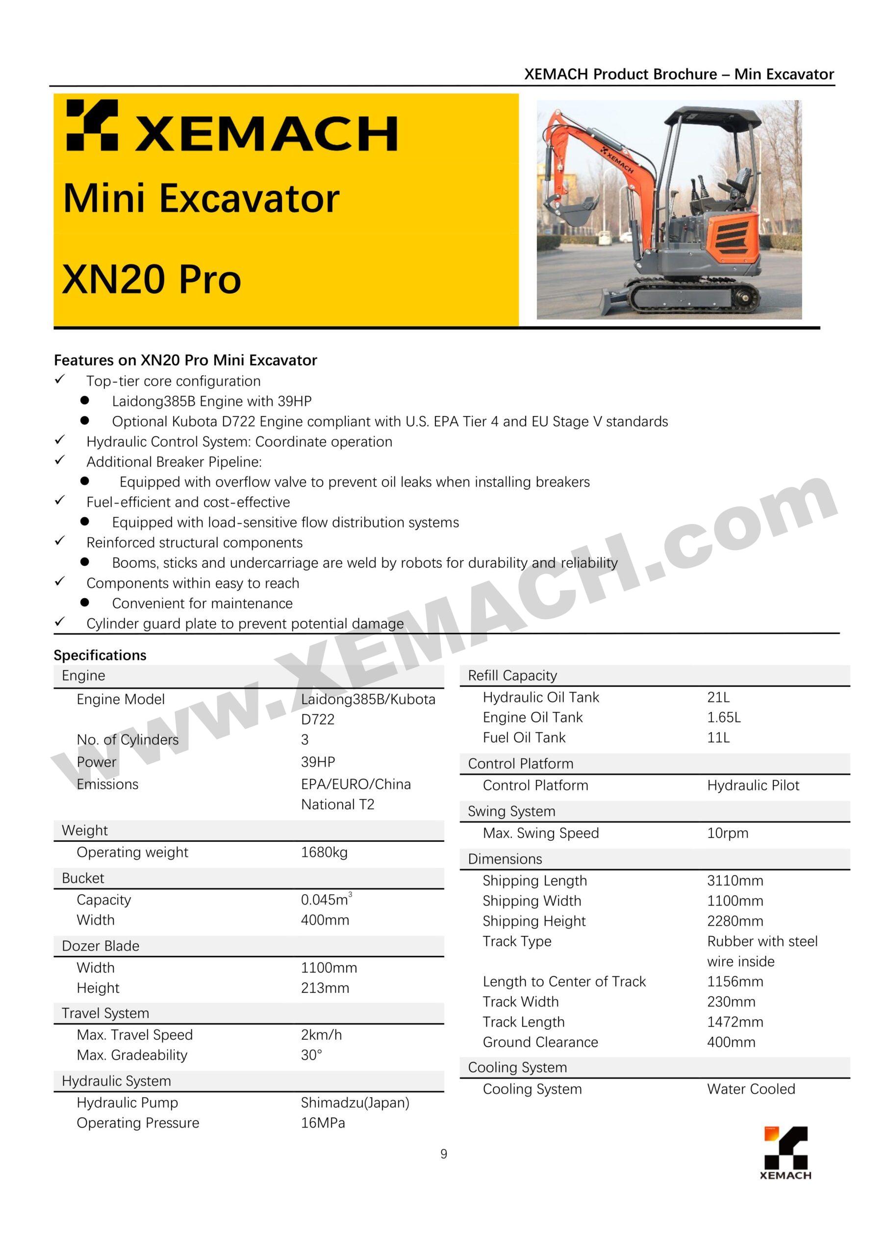 XEMACH equipment and project reference