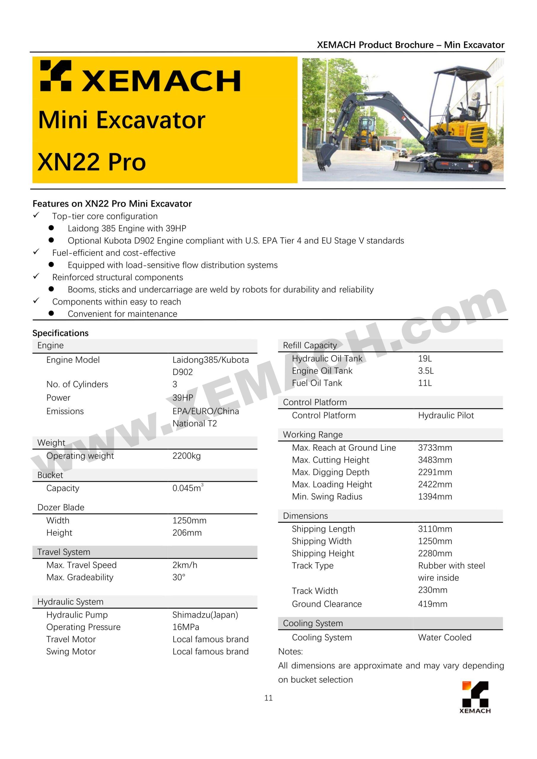 XEMACH equipment and project reference