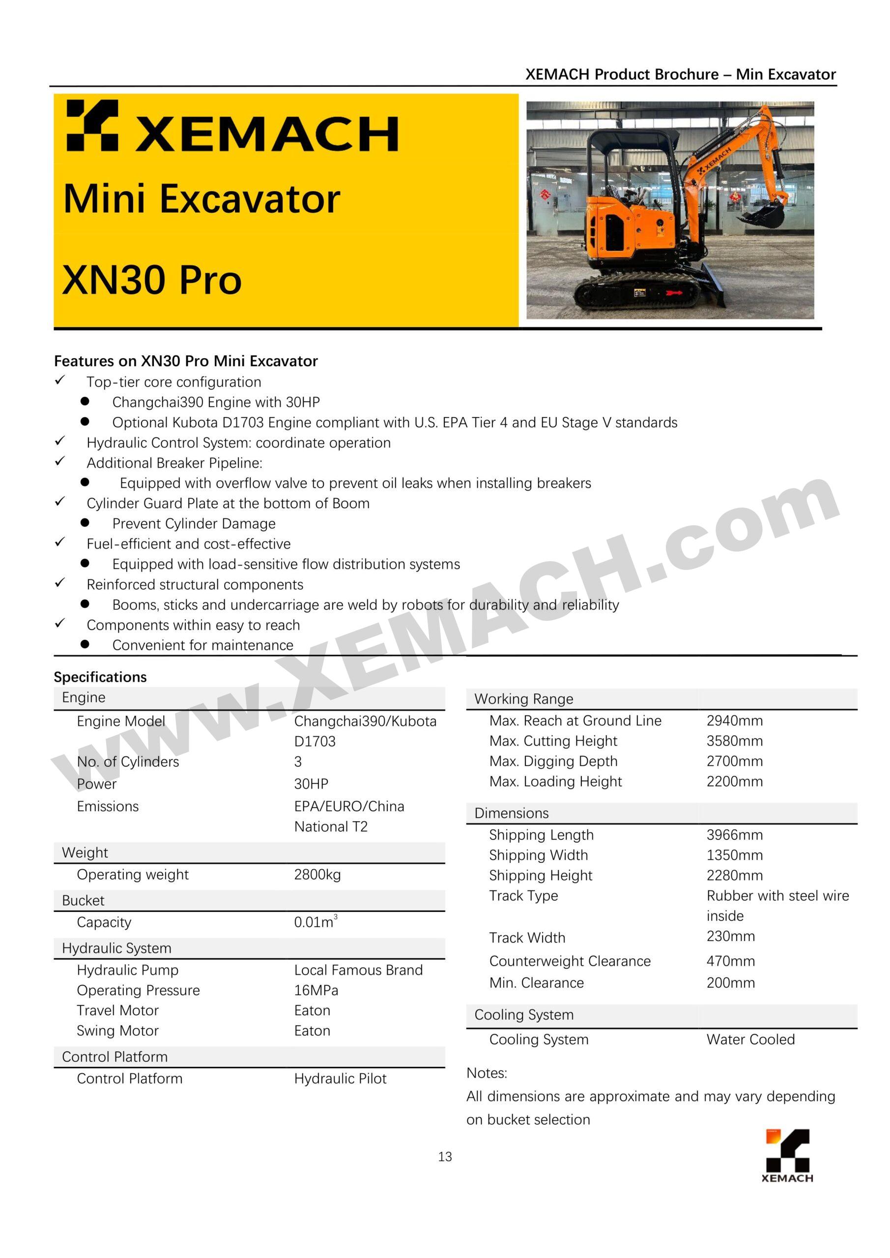 XEMACH equipment and project reference