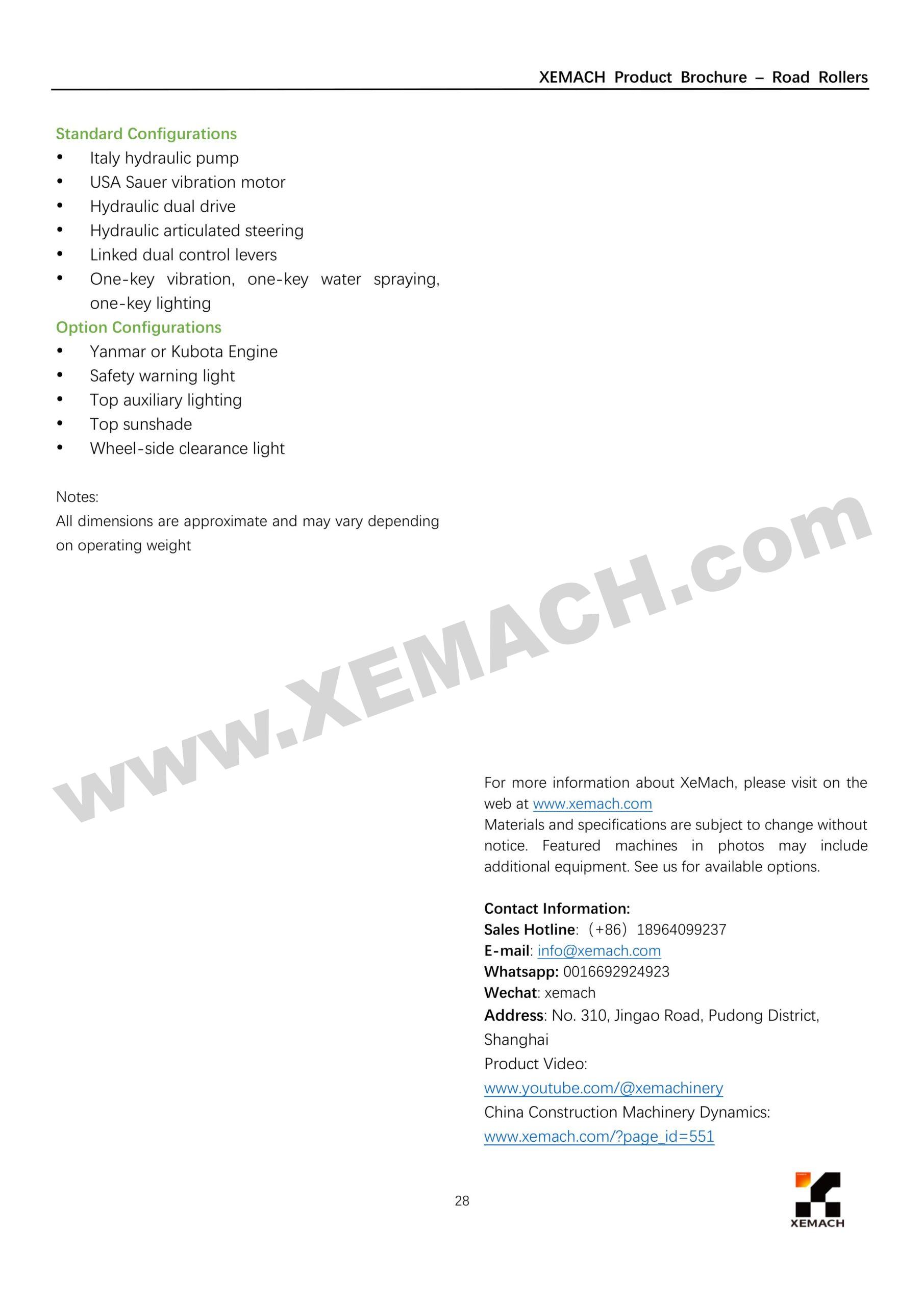 XEMACH equipment and project reference