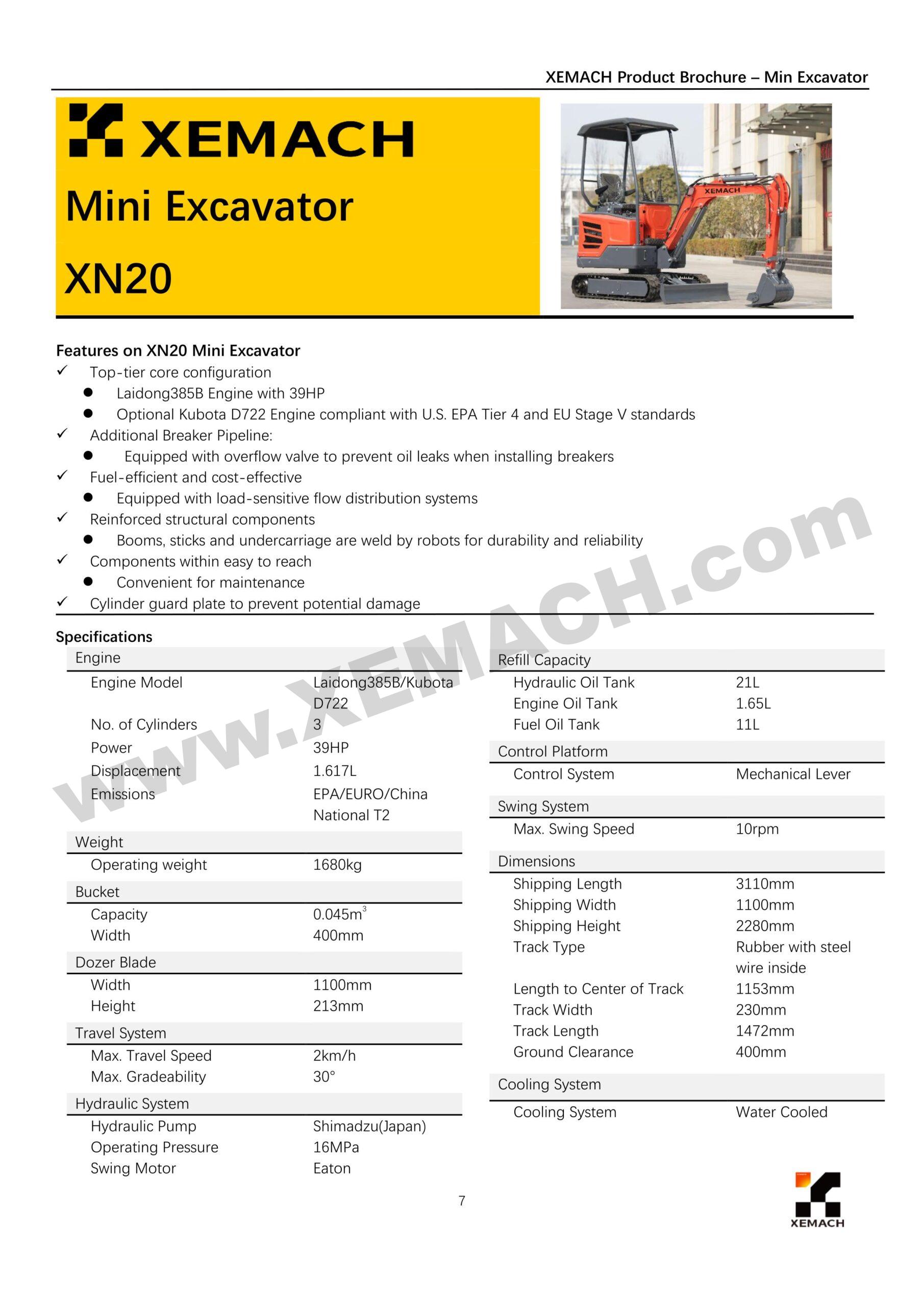 XEMACH equipment and project reference