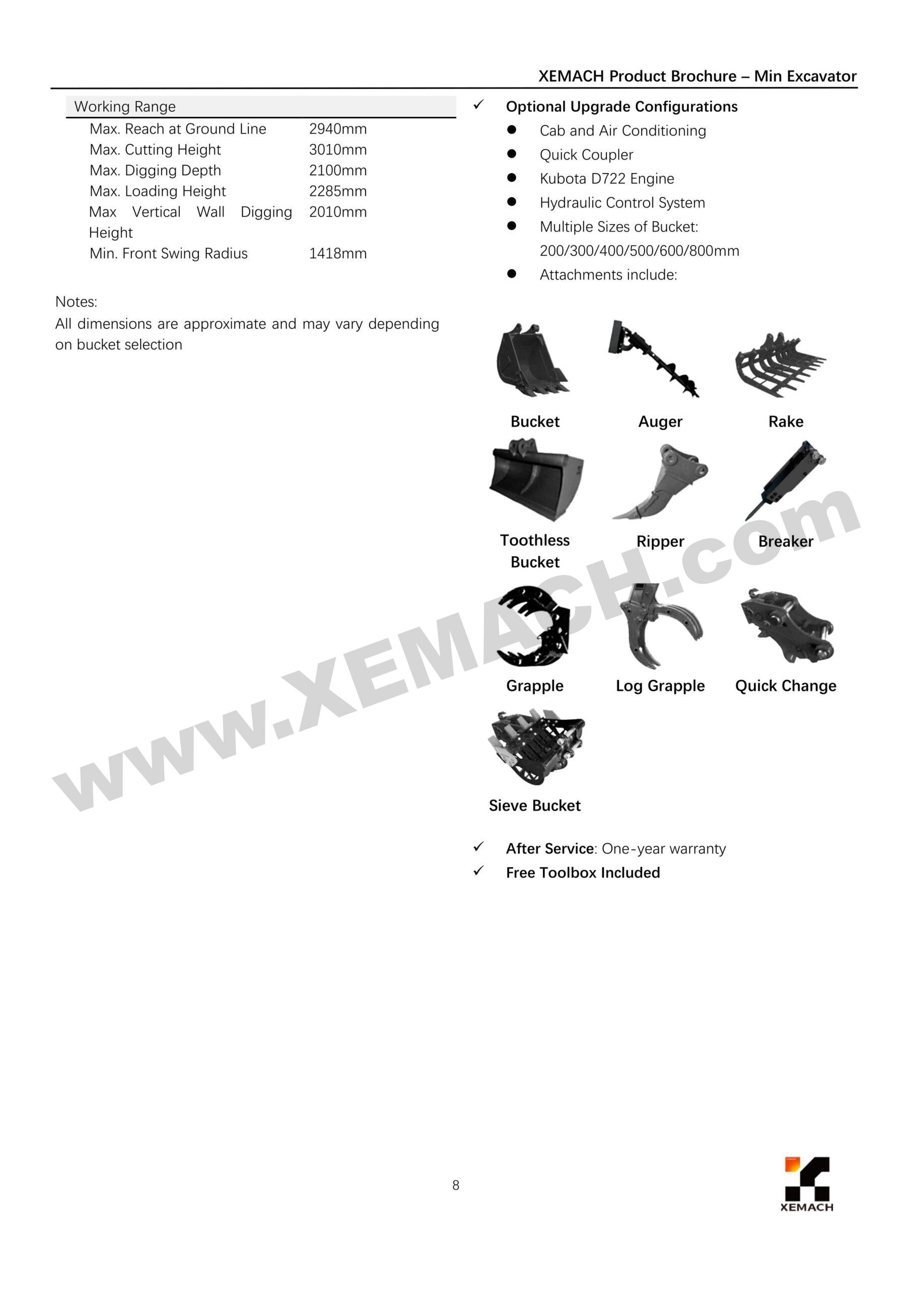XEMACH equipment and project reference