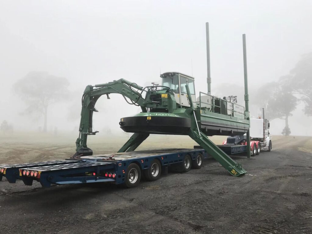 Amphibious Dredger