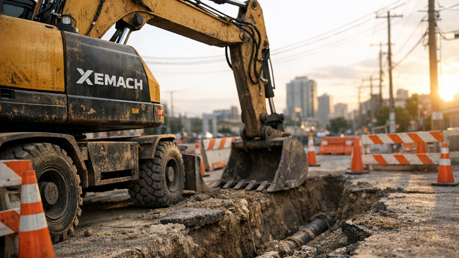 XEMACH wheel excavator