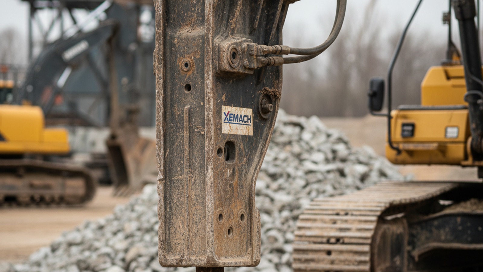 Hydraulic breaker attachment