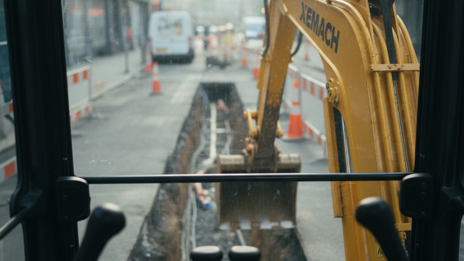 Urban utility excavator workflow in 2026