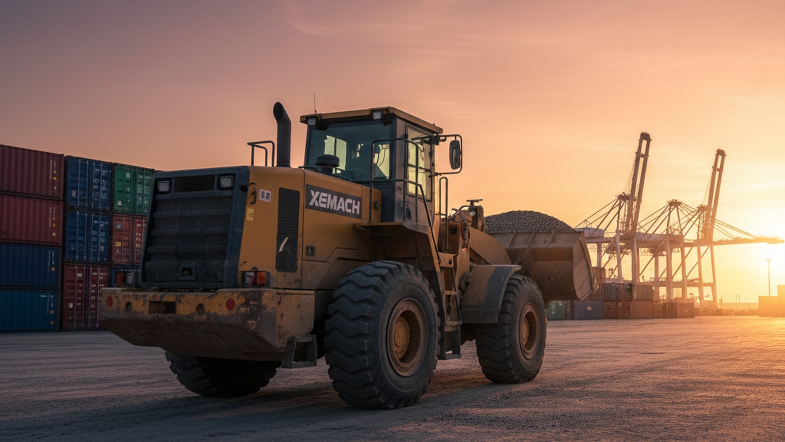 Wheel loader industry trend illustration
