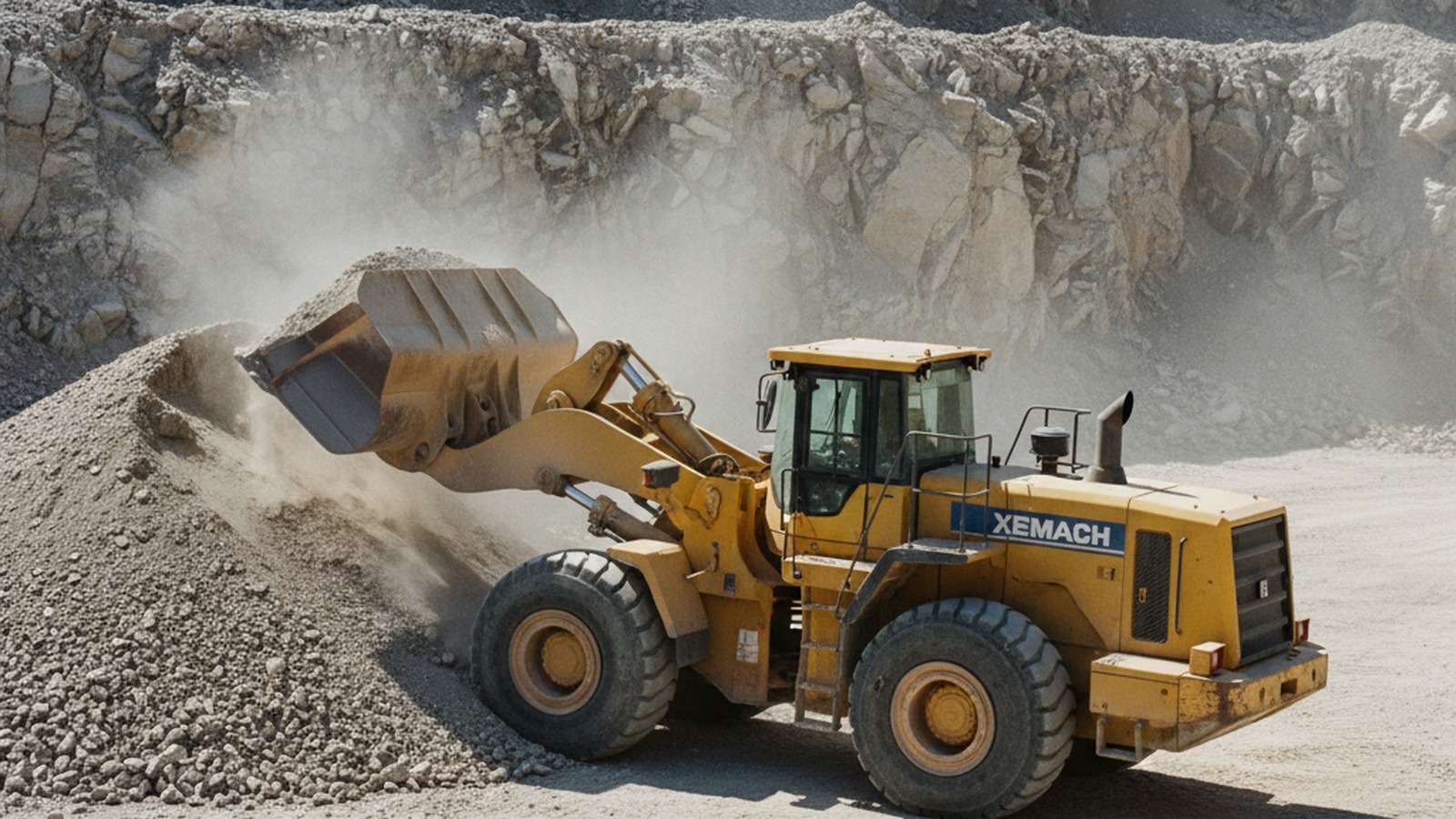 Quarry wheel loader