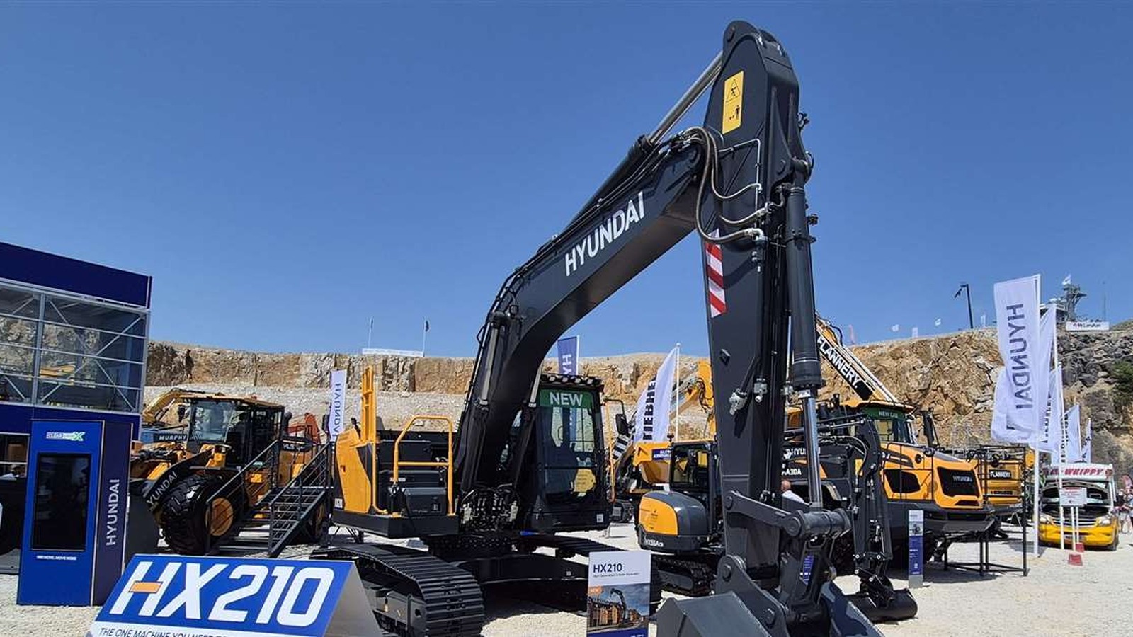 Excavator industry illustration